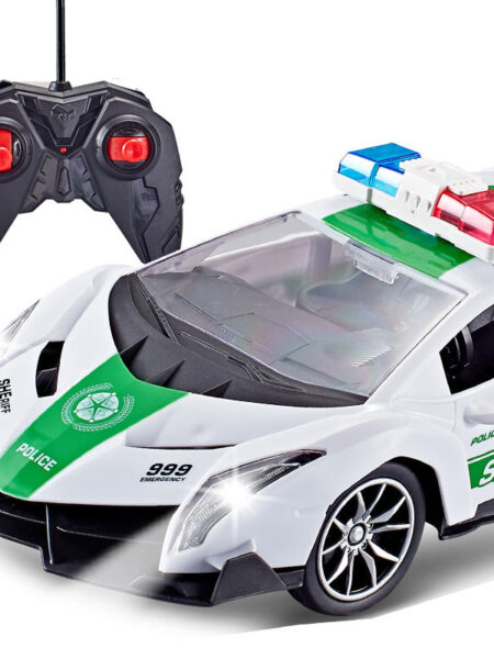 Wireless Remote Control Police Car Racing Cars Remote Control Car Toy With Lights