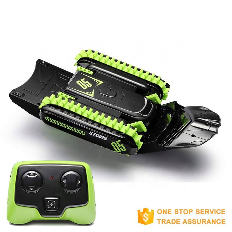 water land vehicles amphibious tank toy stunt car remote control - Image 2