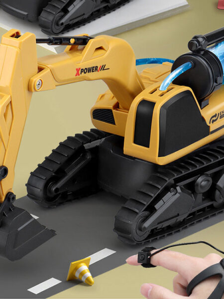 Gesture sensing engineering car Excavator model toy Children toy car boy gift