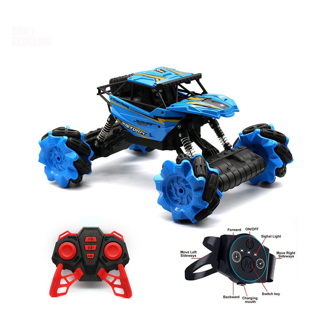 Two Remotes Watch Control 2.4G Hz Remote Control 16th Scale Sides Drifting Car RC Gesture control cars - Image 3