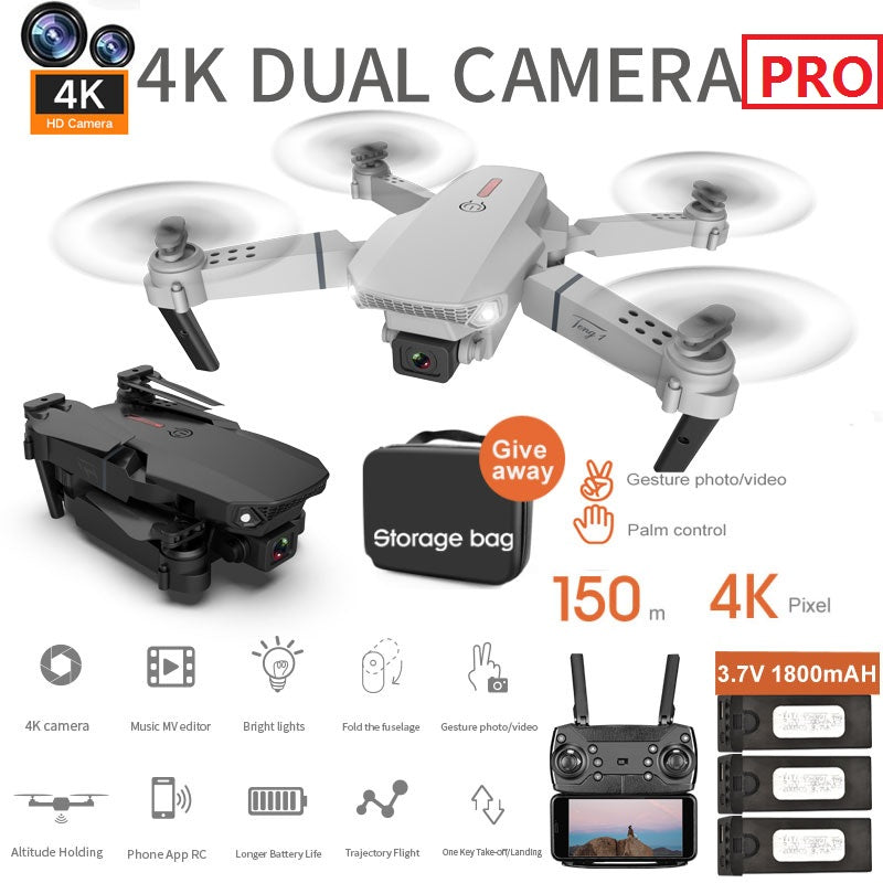 RC Folding quadcopter Drone 4k Hd FPV 1080p Wifi Remote Control toy Mini Camera Drone With Camera and GPS - Image 5
