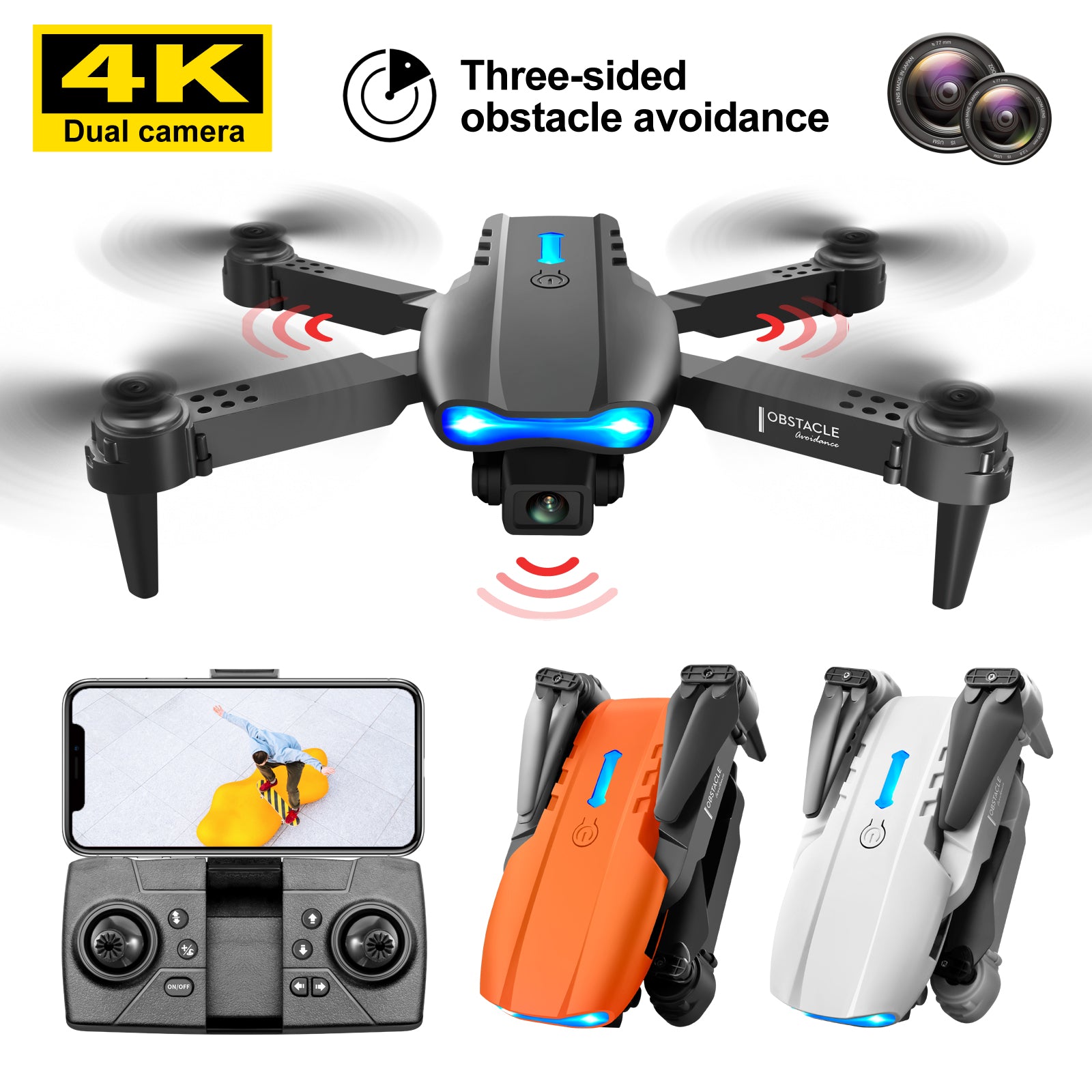 Gps Wifi 4k Hd Camera Long Range Aerial Follow Me Rc Drone With Hd Camera - Image 5