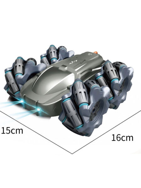 New Amazon Hot R/C Hobby Car Toys Cool Double Remote Control Hand Control Drift RC Stunt Car with Light