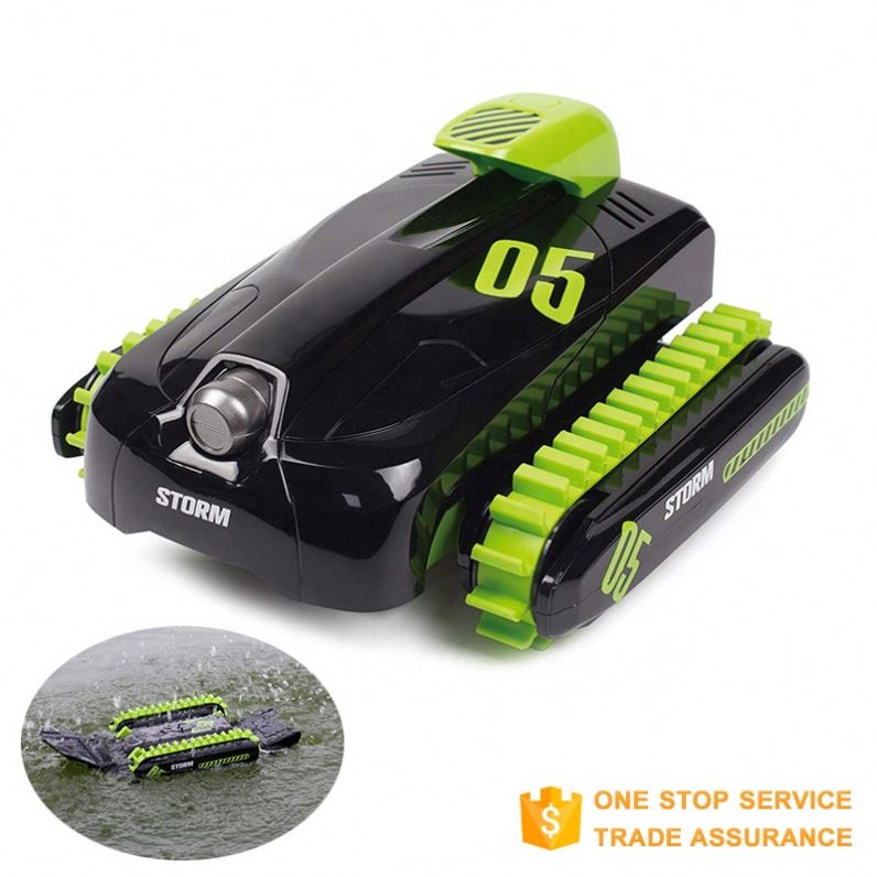 water land vehicles amphibious tank toy stunt car remote control - Image 5